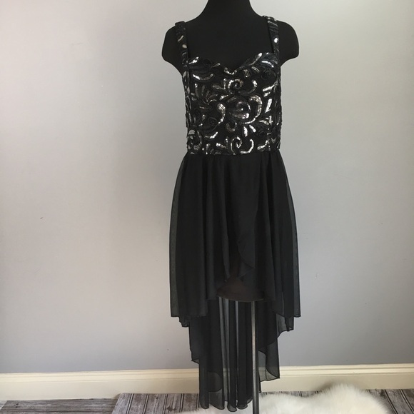 Emerald Sundae Juniors' High-Low homecoming dress size 13 - Picture 5 of 9